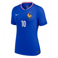 Camisa de time de futebol França Kylian Mbappe #10 Replicas 1º Equipamento Feminina Europeu 2024 Manga Curta